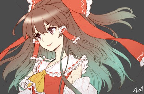 Reimu Hakurei Anime Touhou Image