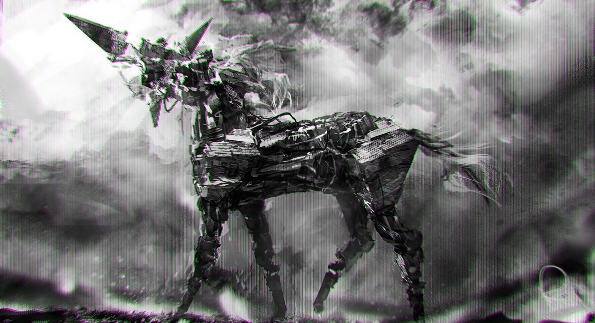  CYBERunicorn by Marcin Rubinkowski