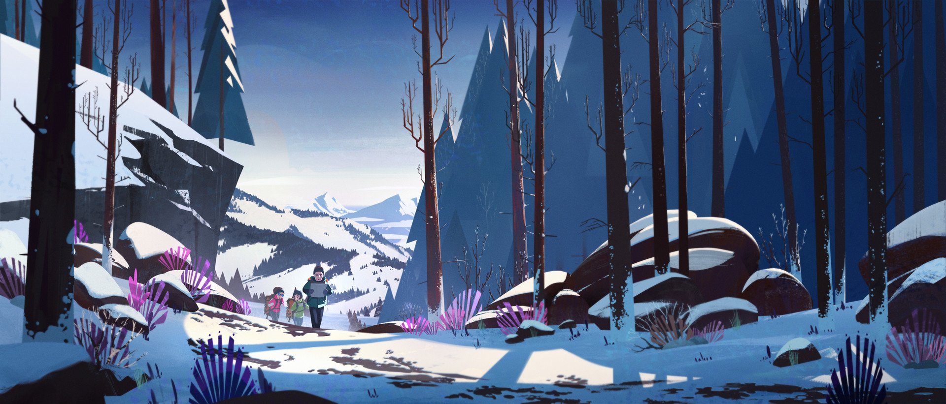  Mountain Trekking by Aeron Ng