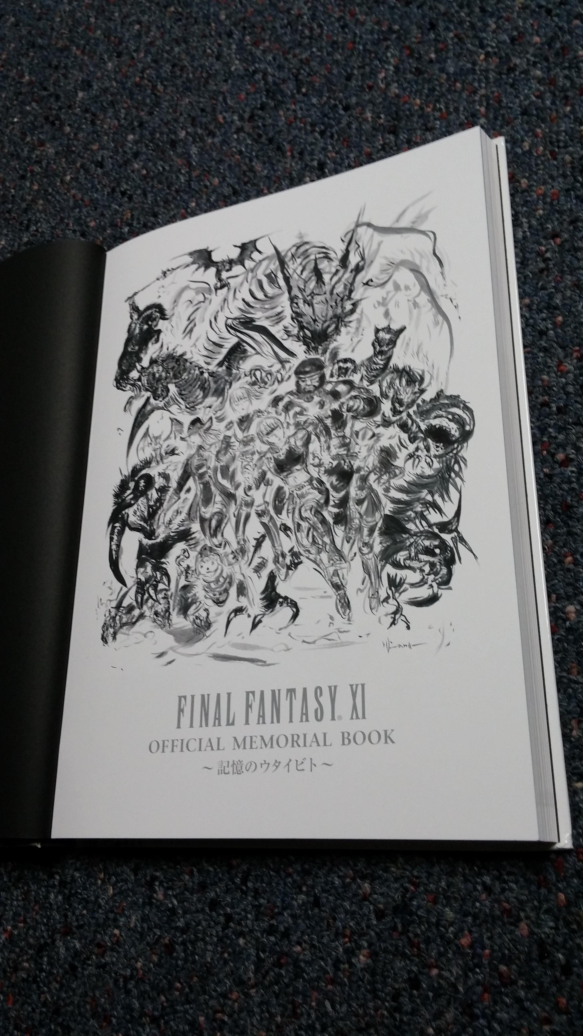 Final Fantasy XI, official 2015 Memorial Book Image Abyss
