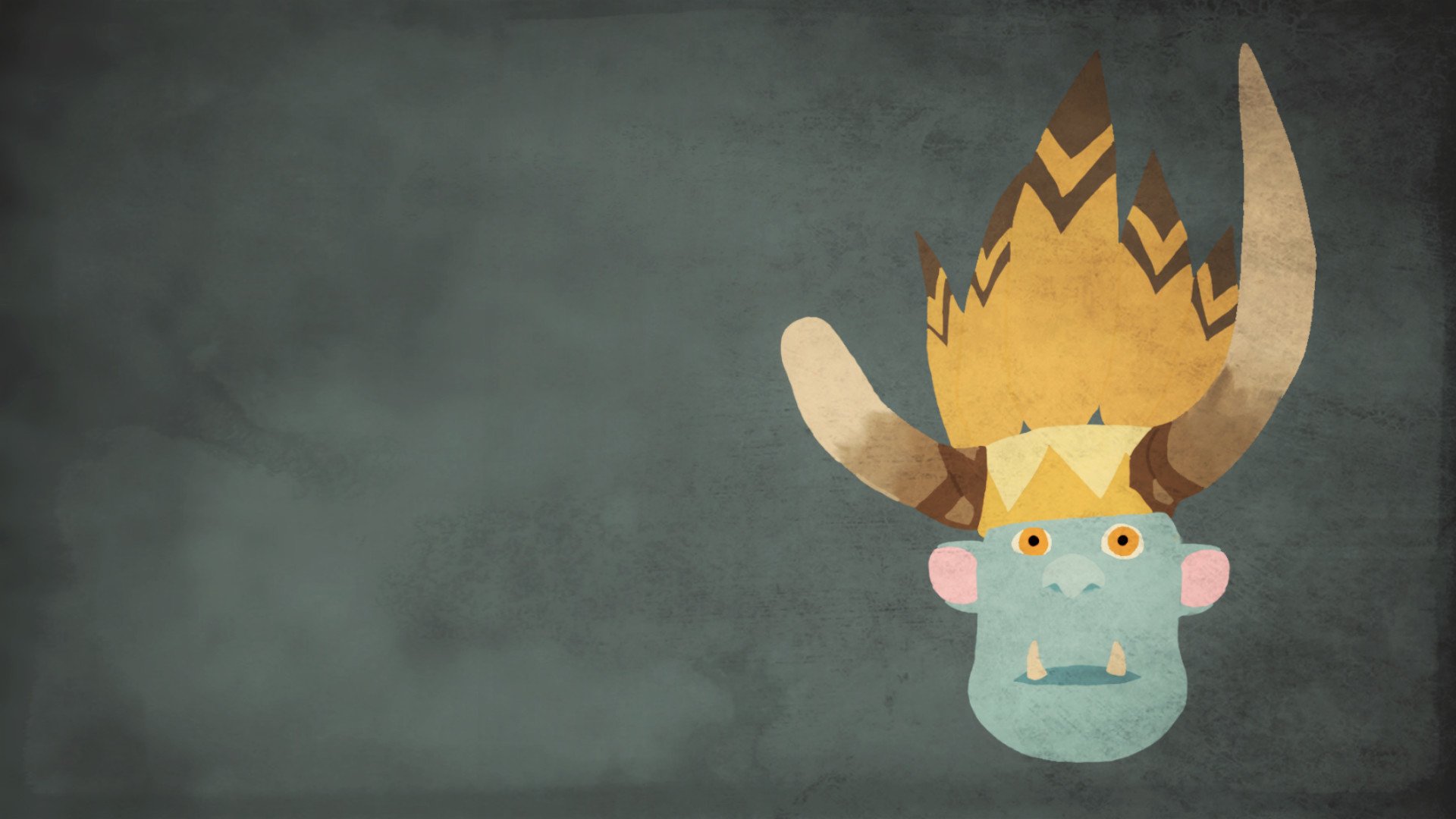 minimalist Grohk (Paladins) video game Paladins Minimalist Gaming Image