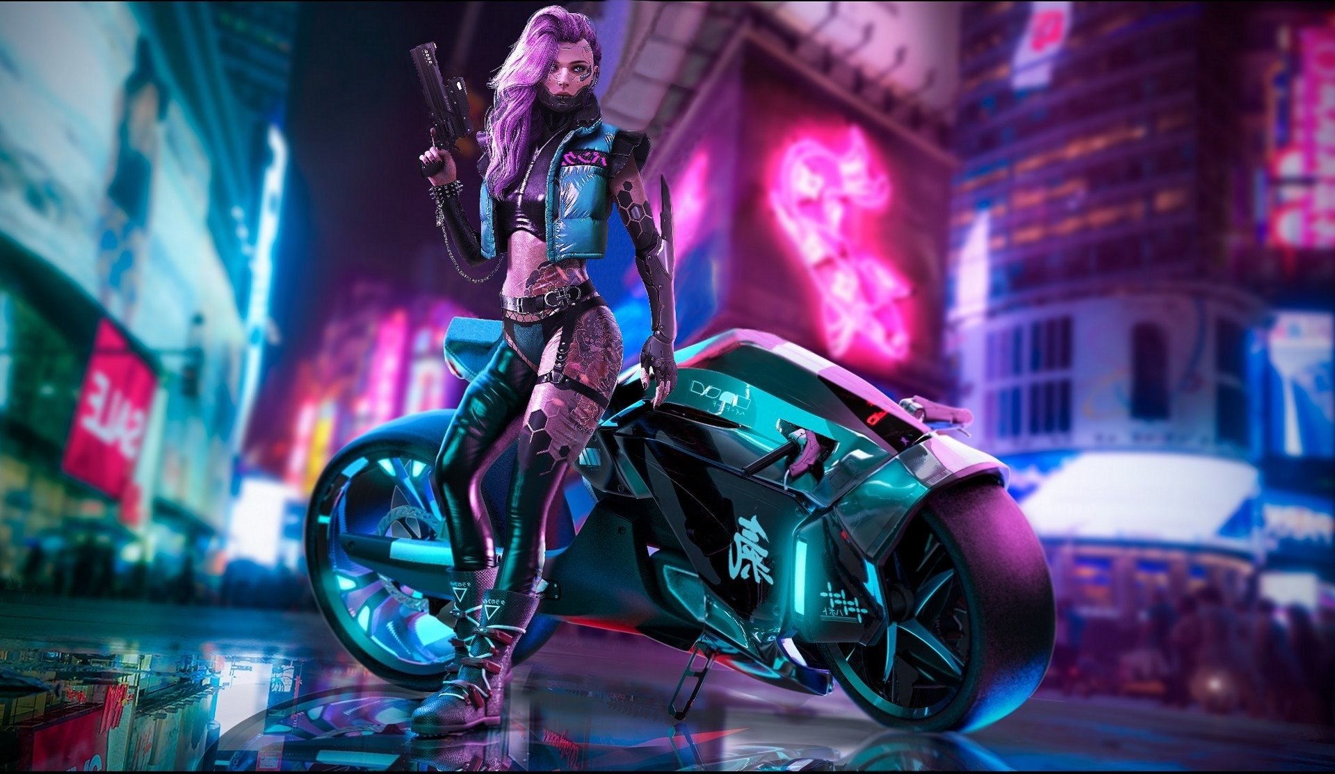 Sci Fi cyberpunk Image
