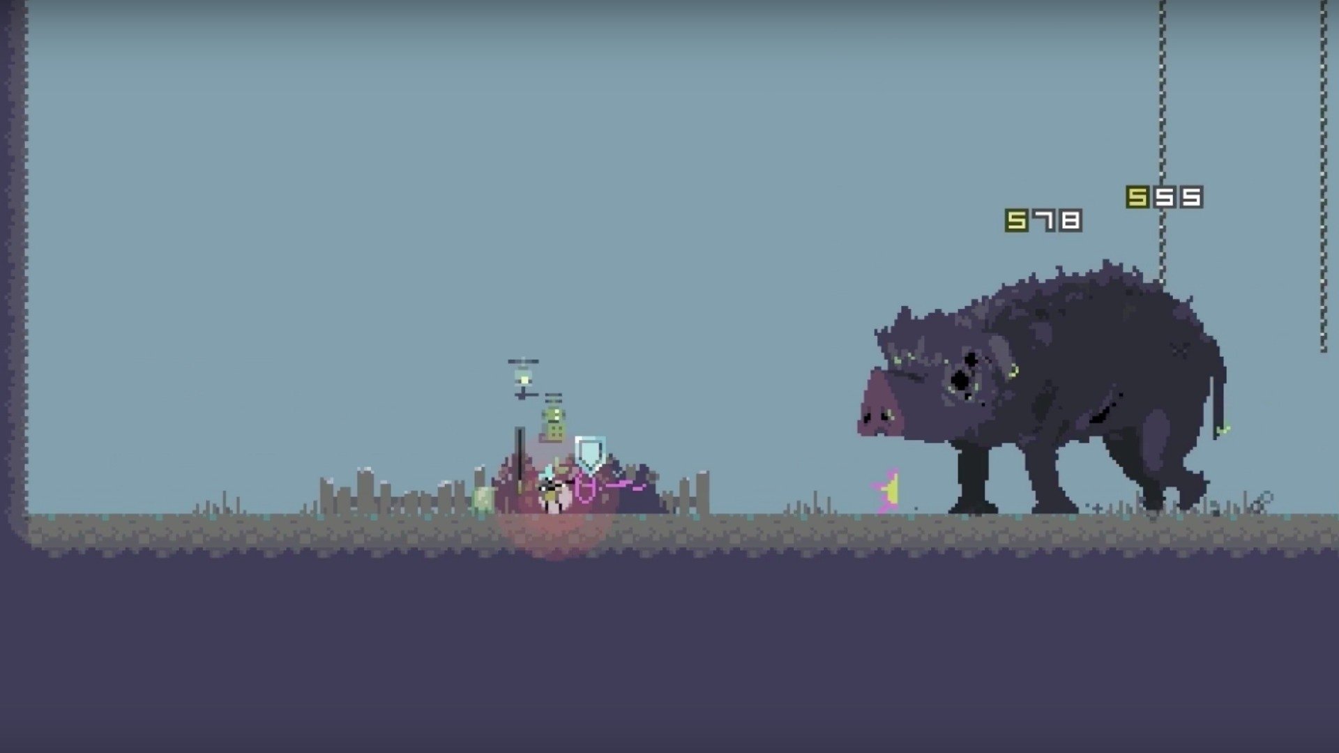 video game Risk of Rain pixel art adventure gameplay Image