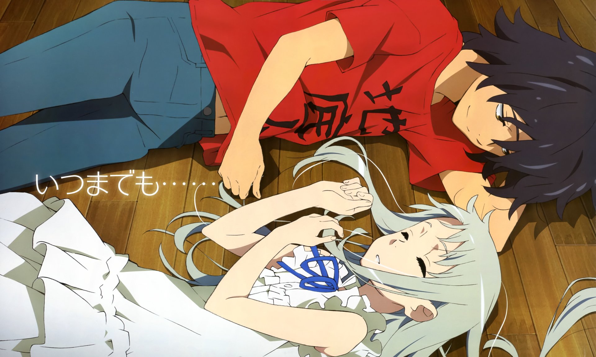 Meiko Honma Jinta Yadomi Anime Anohana Image