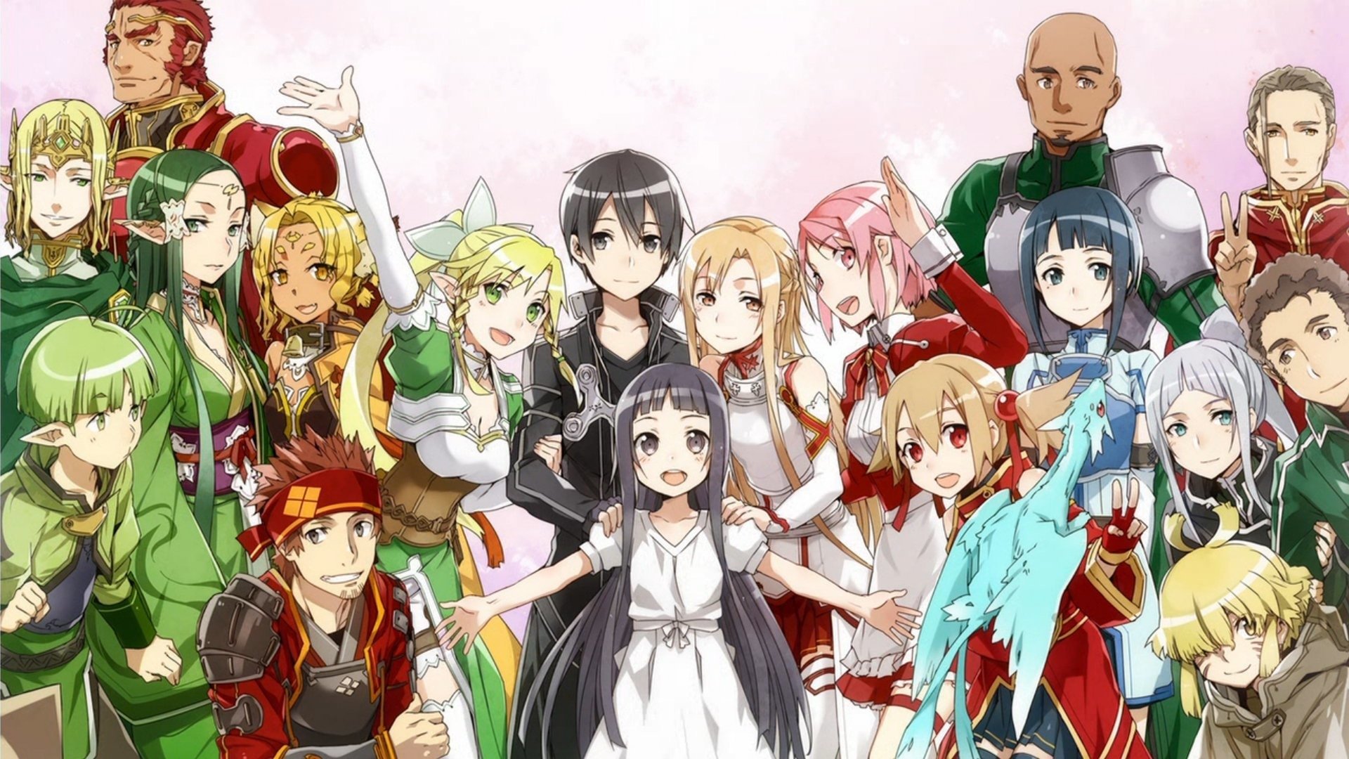 Klein (Sword Art Online) Asuna Yuuki Kirito (Sword Art Online) Anime Sword Art Online Kirito And Asuna Image