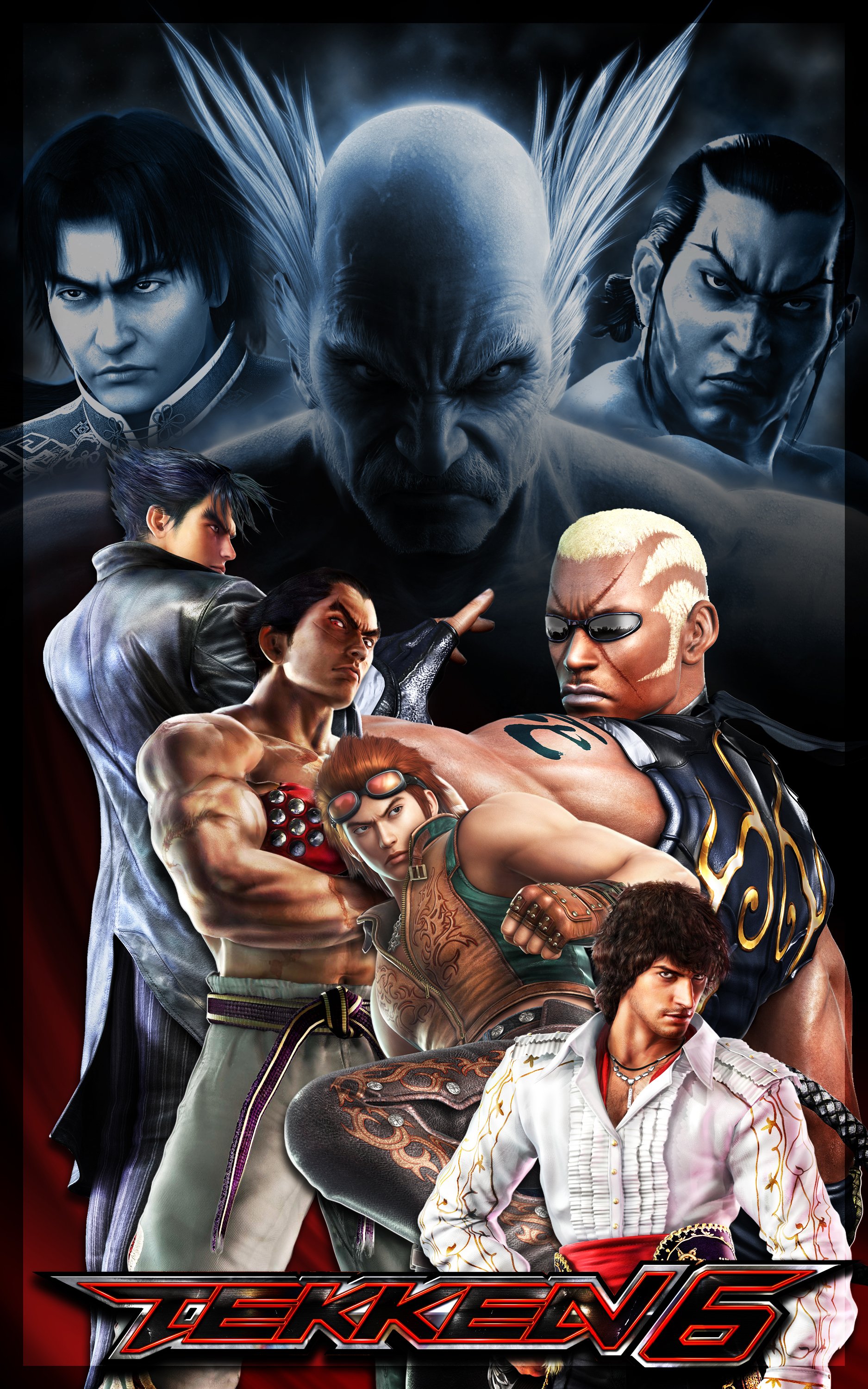 Feng Wei Heihahci Mishima Lei Wulong Jin Kazama Kazuya Mishima Hwoarang (Tekken) Raven (Tekken) Miguel Caballero Rojo video game Tekken 6 Image