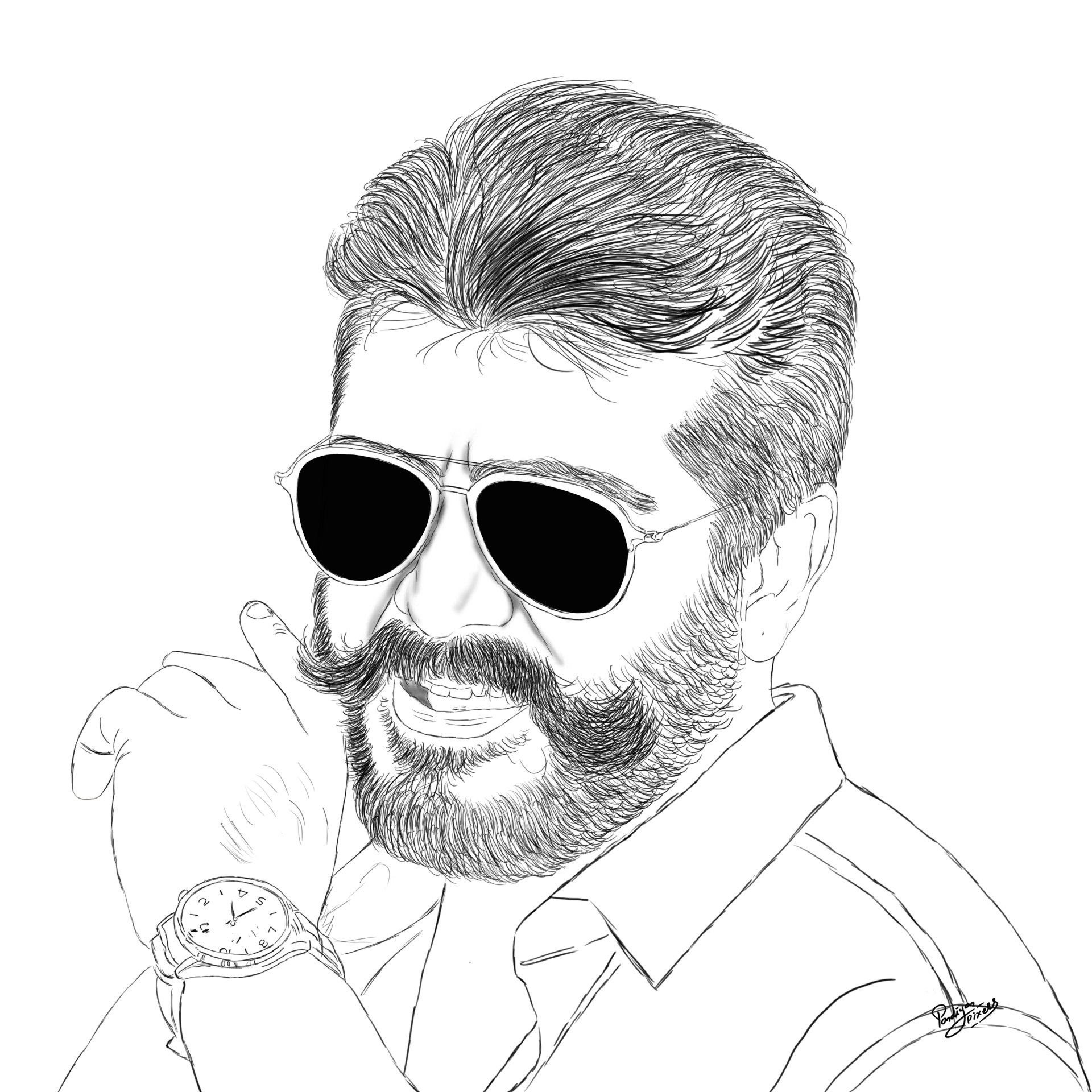 Ajith Kumar movie Viswasam Image