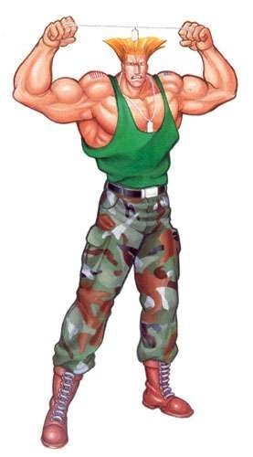 Guile (Street Fighter) video game Street Fighter II: The World Warrior Image