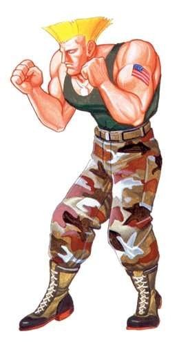 Guile (Street Fighter) video game Street Fighter II: The World Warrior Image