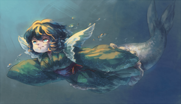 Wakasagihime (Touhou) Anime Touhou Image