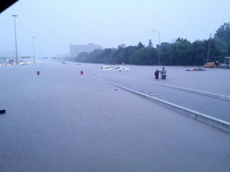  Flooded Highway in Toronto