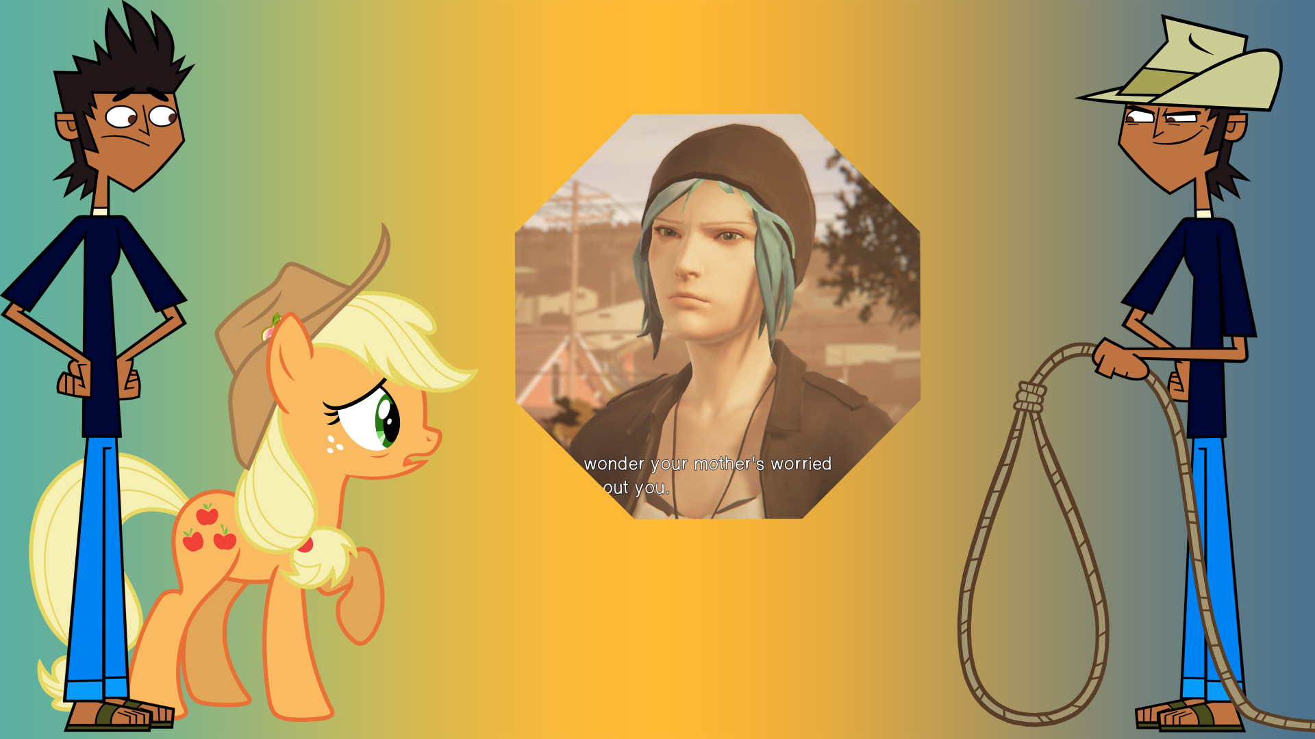 Chloe Price Applejack (My Little Pony) TV Show crossover Image