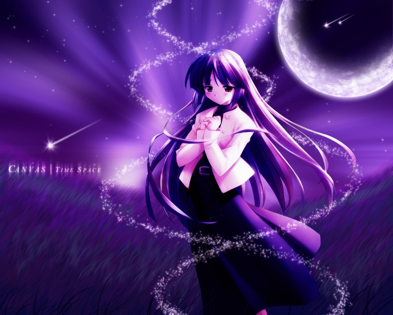 purple anime Image