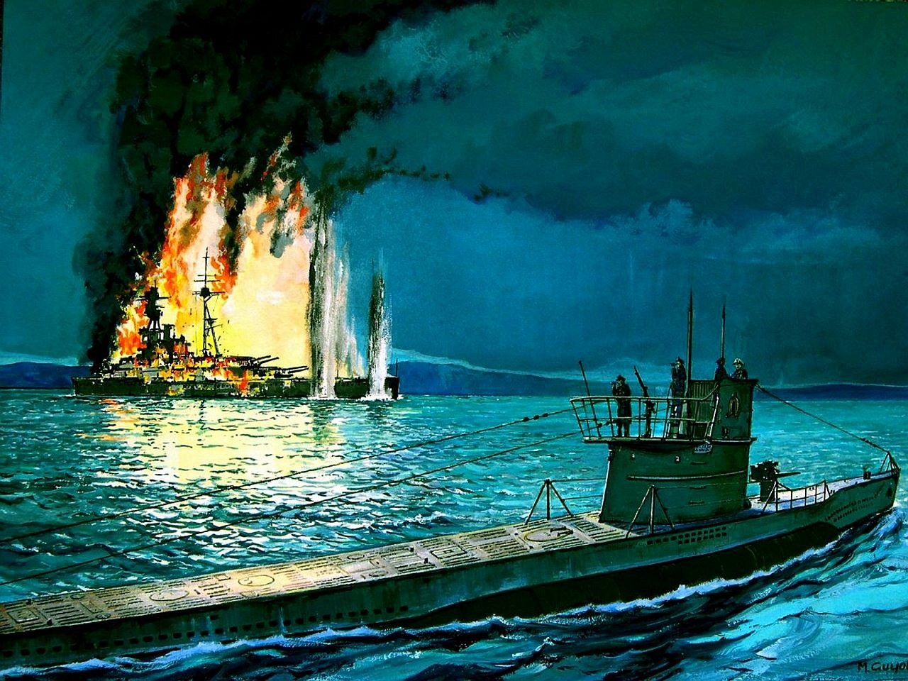 military submarine Image