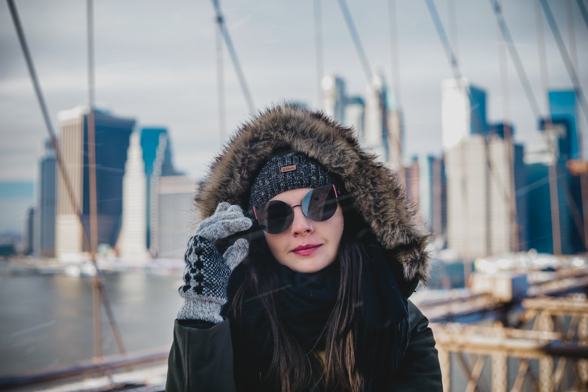 winter woman model Image