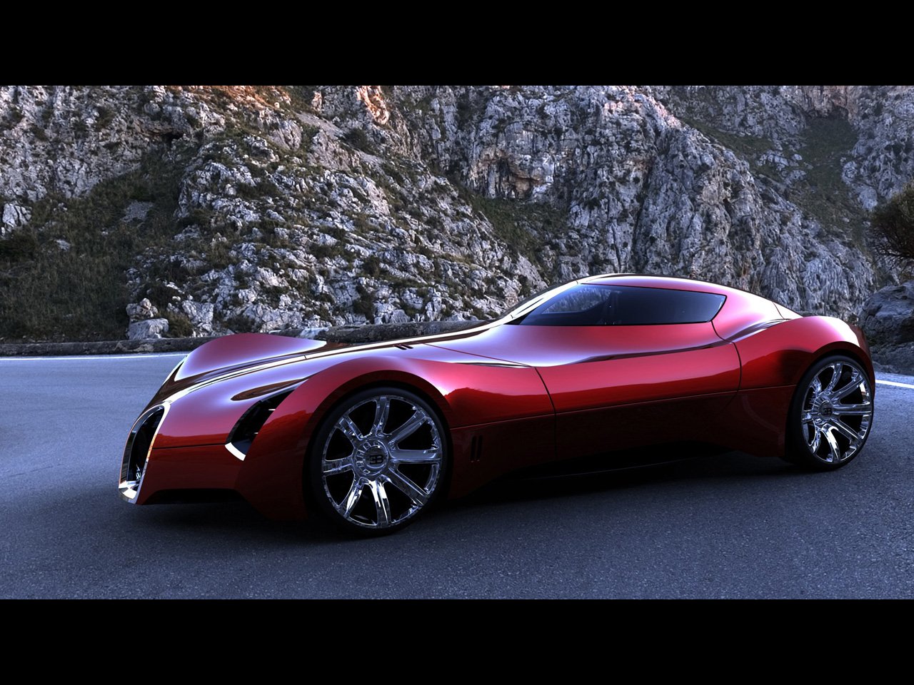 vehicle Bugatti Aerolithe Concept Image