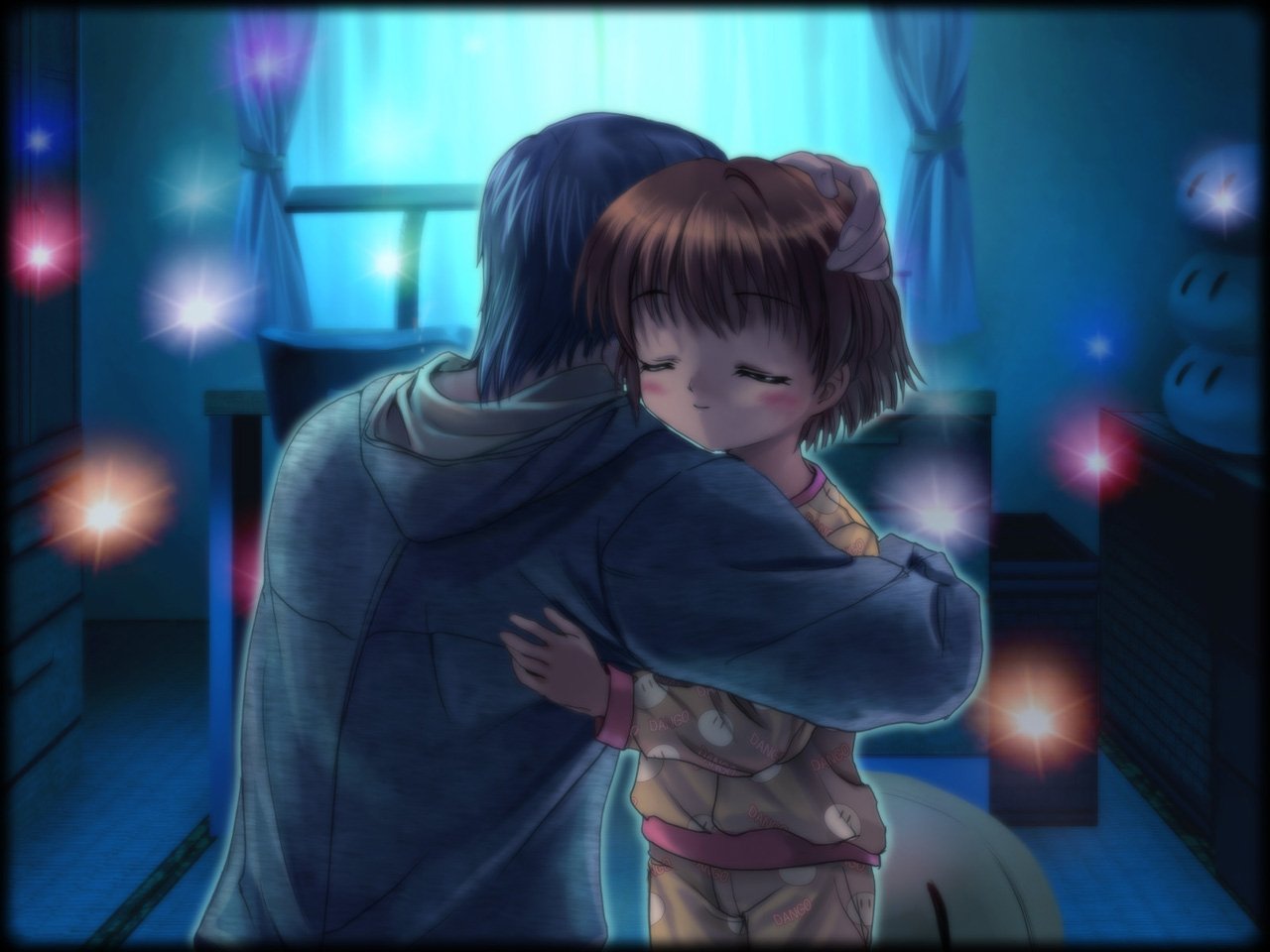 Ushio Okazaki Tomoya Okazaki Anime Clannad Image