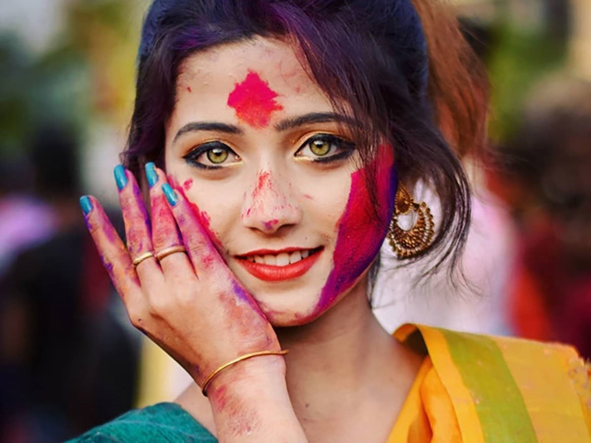 smile face holiday Holi Image