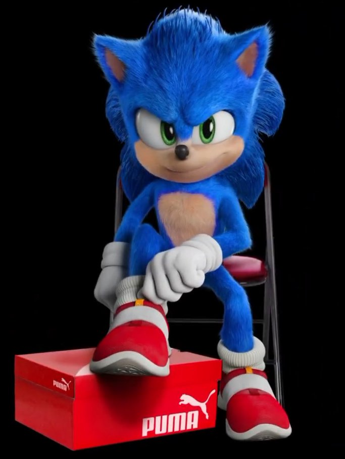 sneakers green eyes movie Sonic the Hedgehog Image