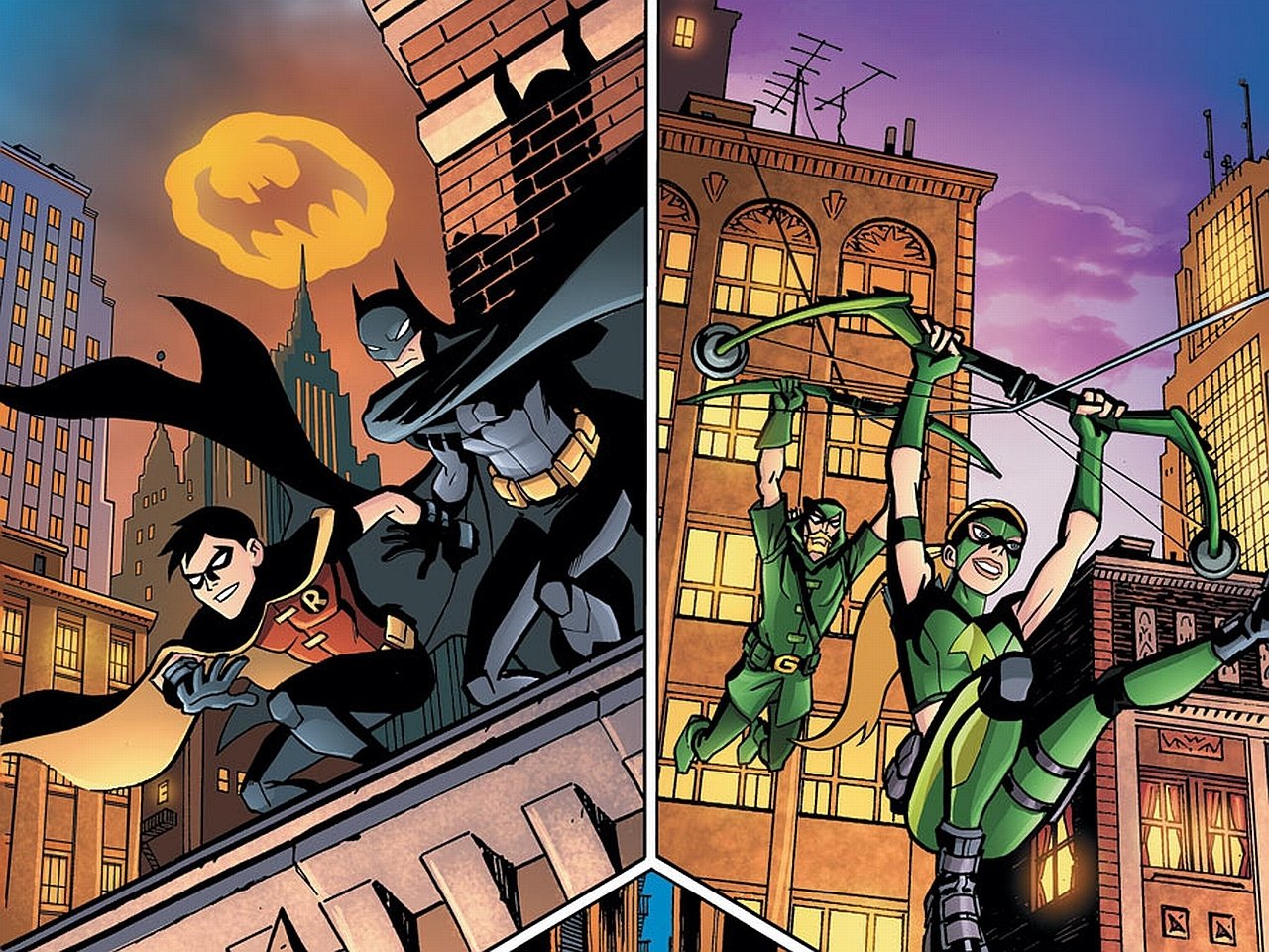 Arrowette (DC Comics) Dick Grayson Artemis Crock Green Arrow Robin (DC Comics) Batman Comic Young Justice Image