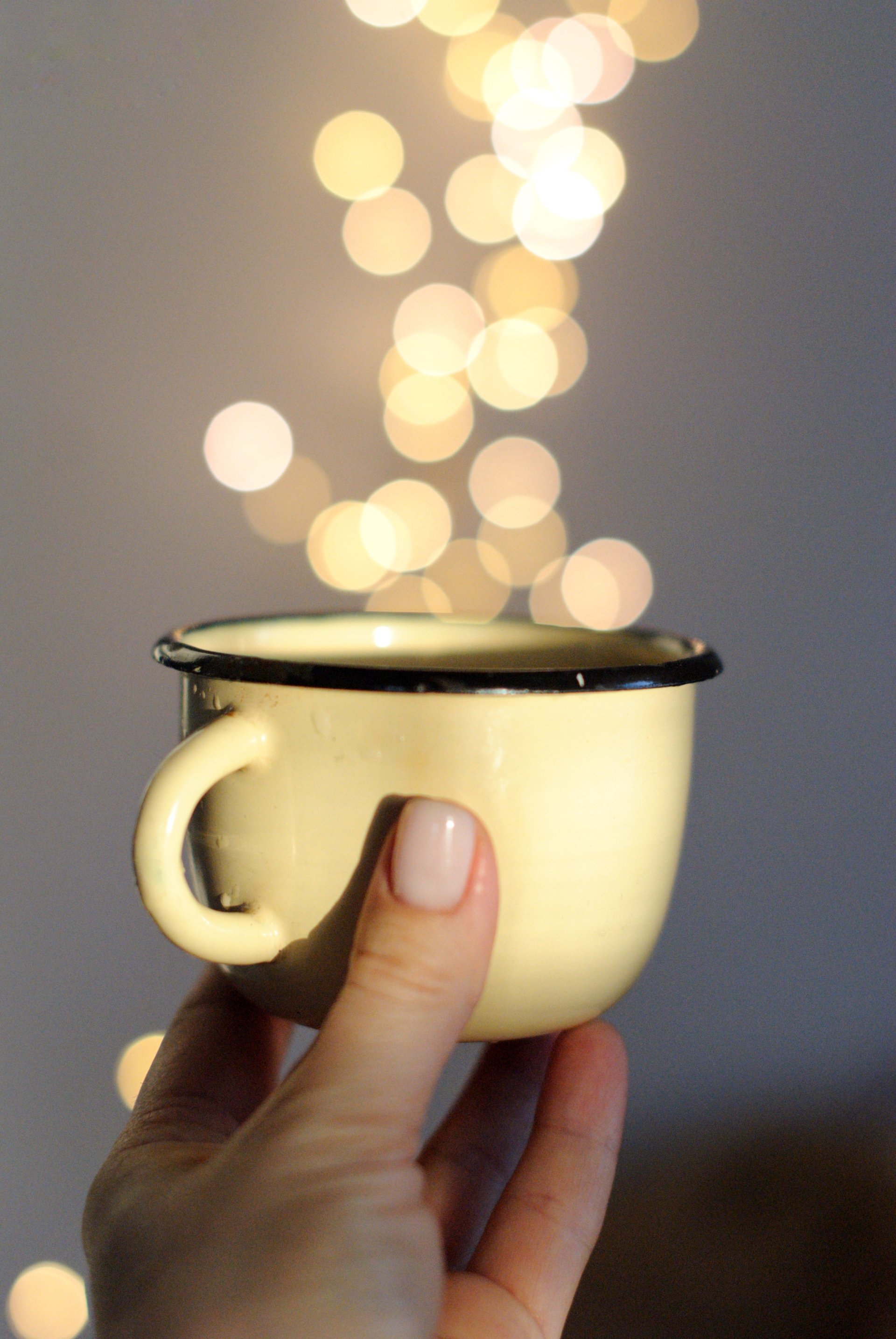 hand man made cup Image