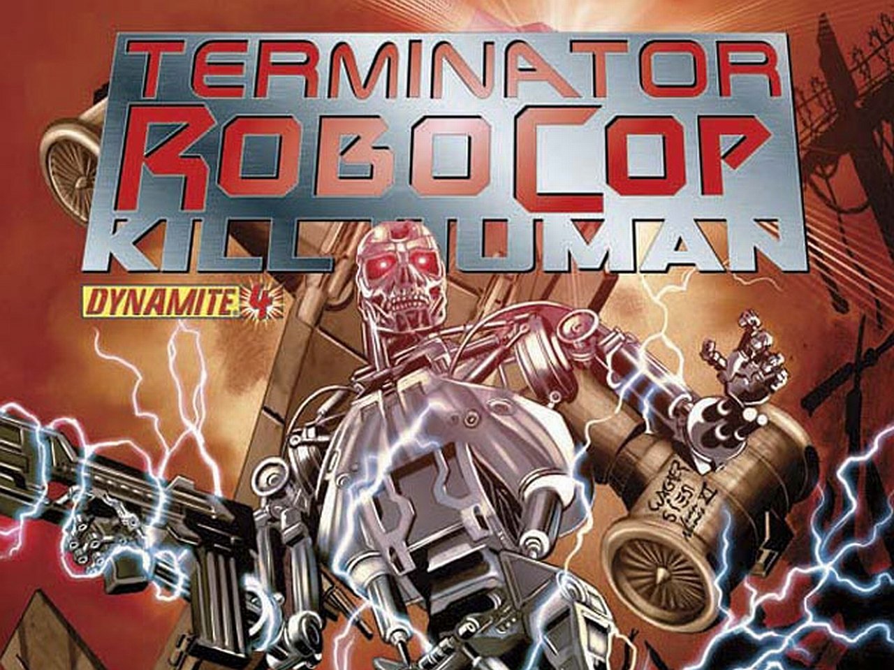 Comic terminator robocop Image