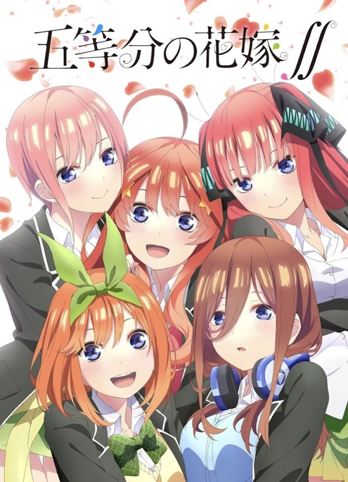 The Quintessential Quintuplets Itsuki Nakano Yotsuba Nakano Miku Nakano Nino Nakano Ichika Nakano Image
