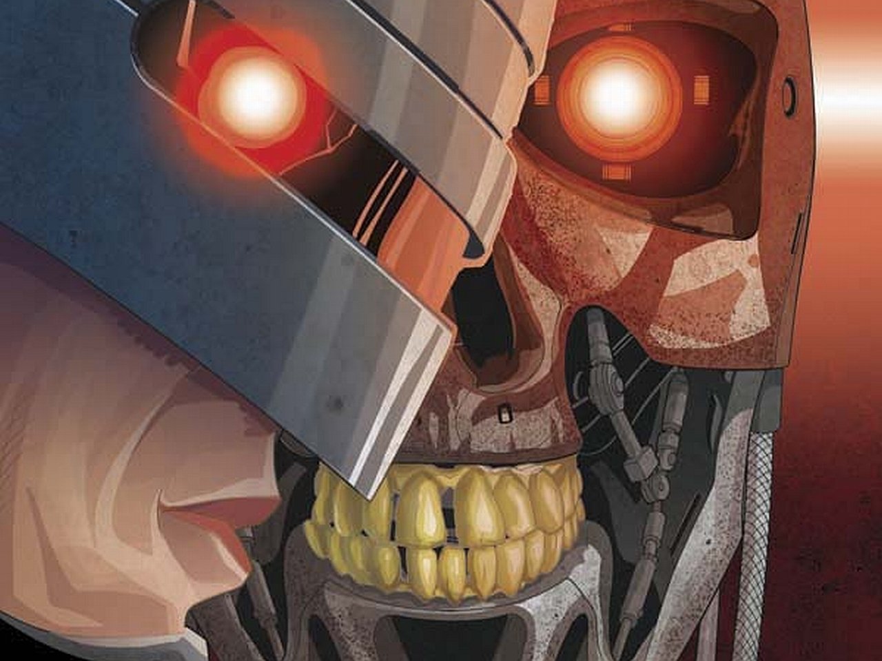 Comic terminator robocop Image