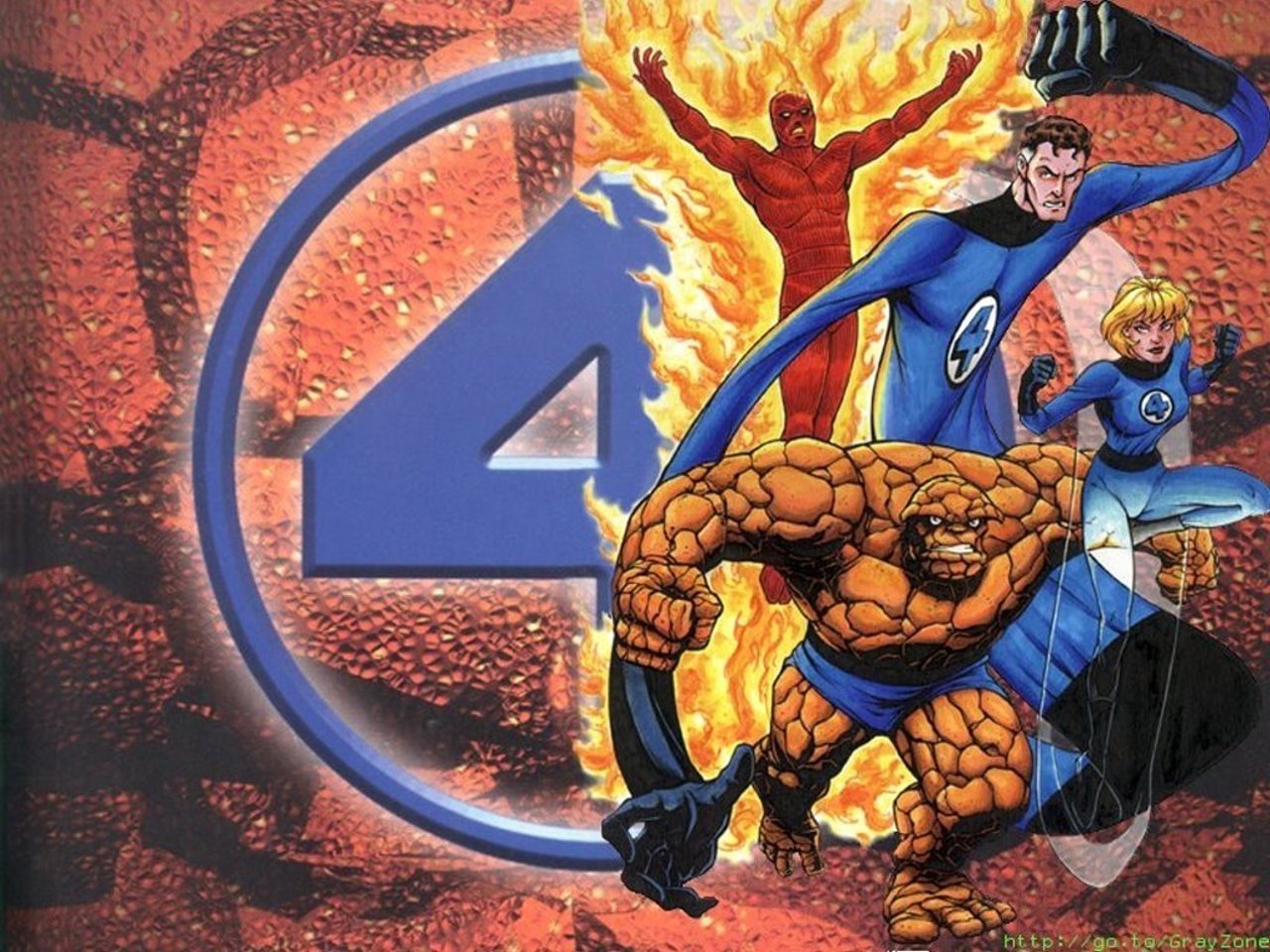 Invisible Woman Mister Fantastic Thing (Marvel Comics) Human Torch (Marvel Comics) Comic Fantastic Four Image