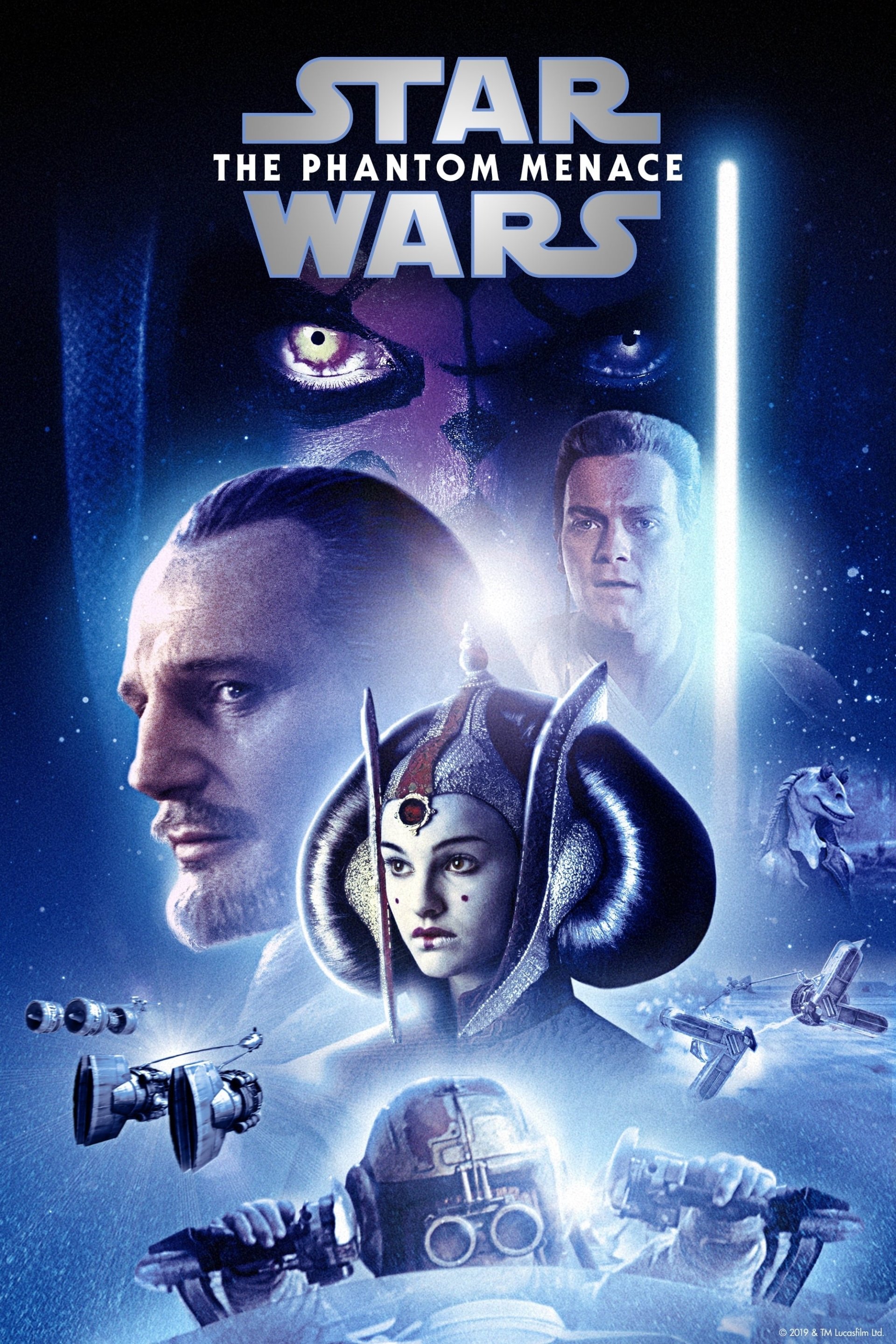 star wars episode i the phantom menace poster