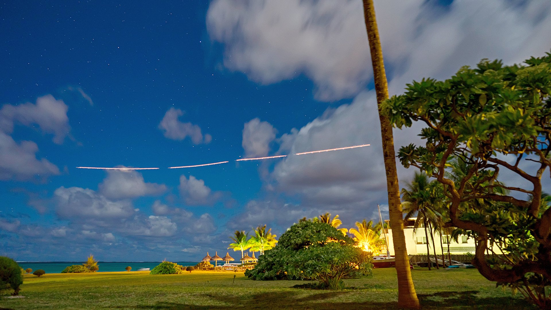  Plane over Mauritius