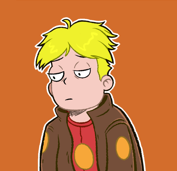 jacket blonde sad Gary Goodspeed TV Show Final Space Image