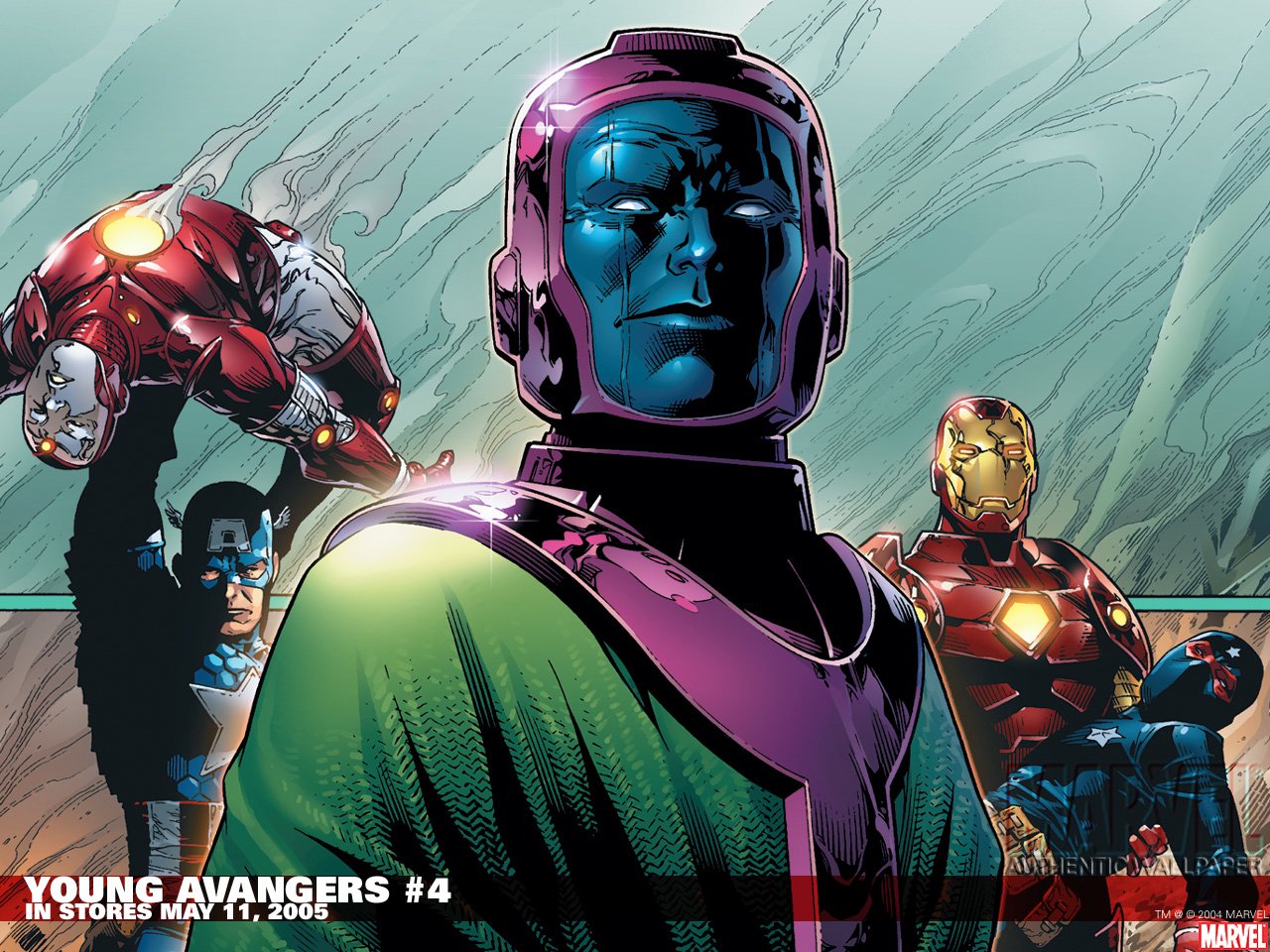 Captain America Iron Man Comic Young Avengers Image