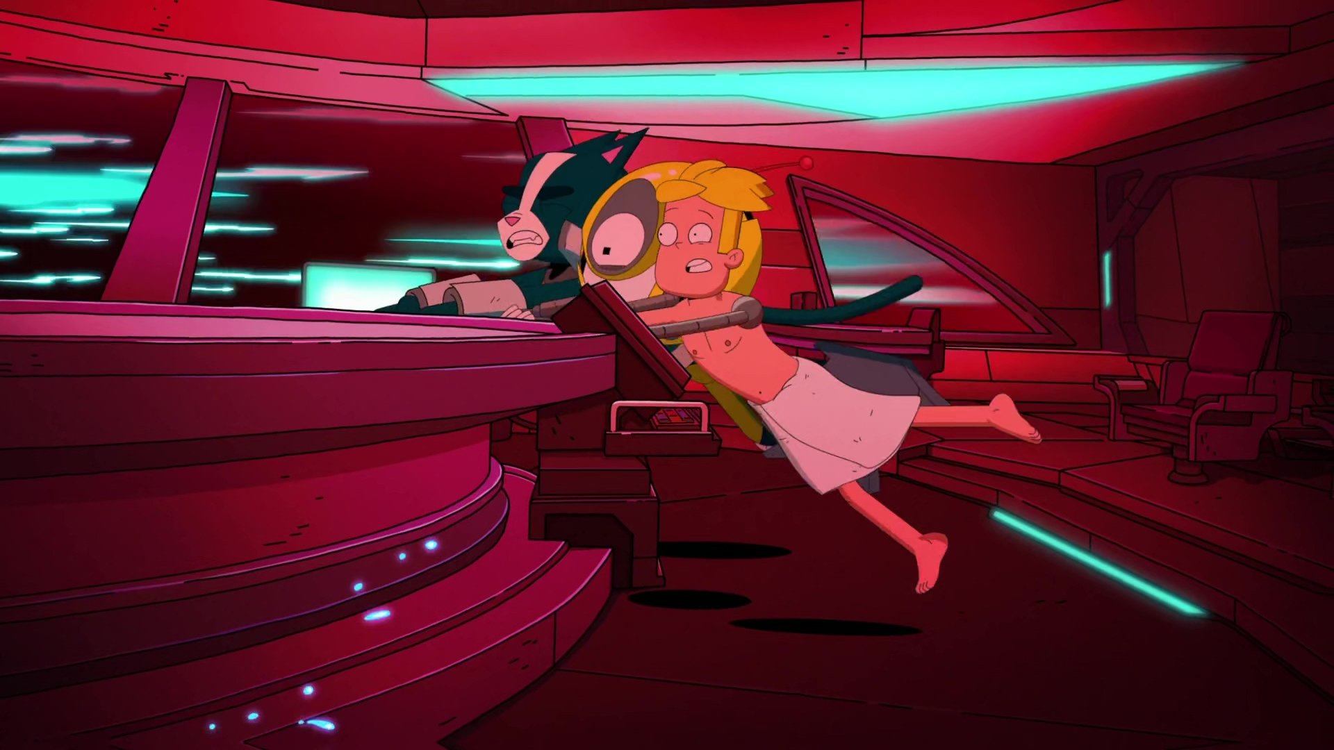 robot blonde feet towel KVN (Final Space) Avocato (Final Space) Gary Goodspeed TV Show Final Space Image