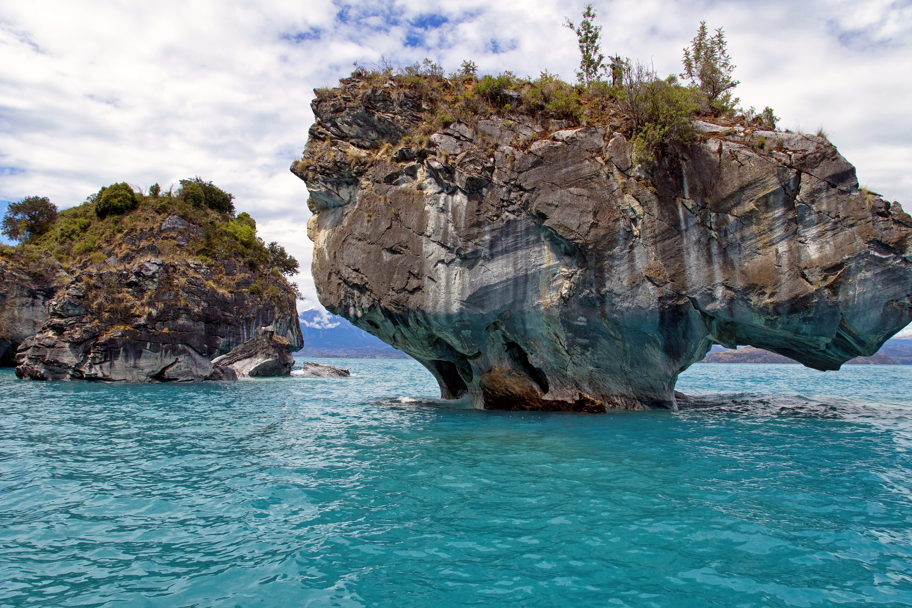 Rocks in the lake in Patagonia - Chile by Dragisa Braunovic