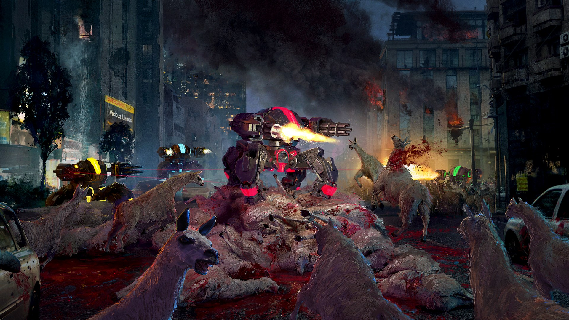 video game VALA: Vicious Attack Llama Apocalypse Image