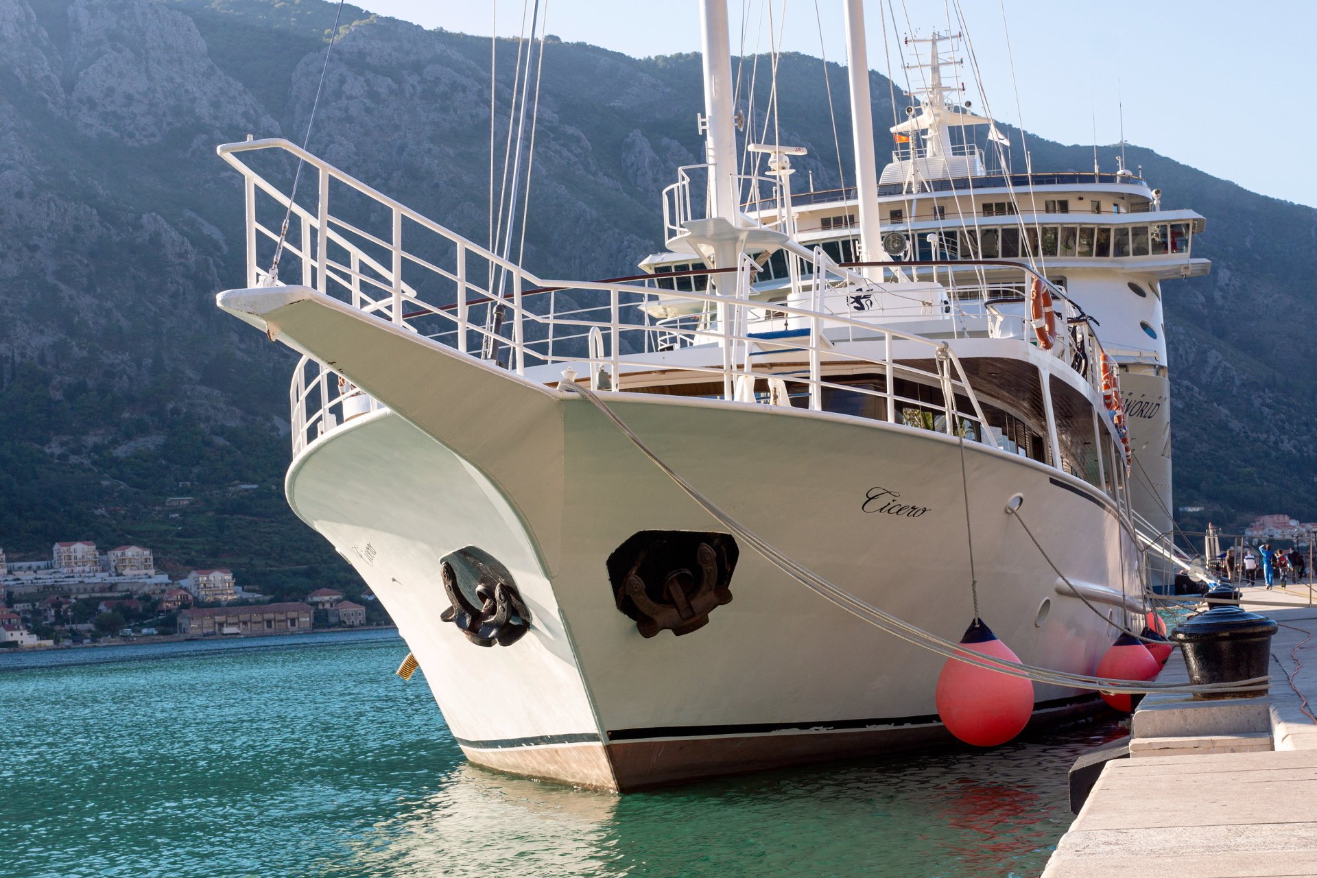  Yacht Cicero docked in Kotor - Montenegro