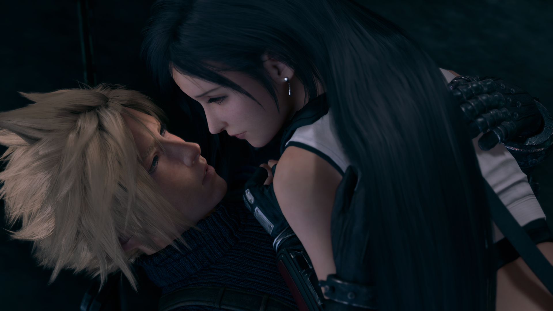 Tifa Lockhart Cloud Strife Final Fantasy video game Final Fantasy VII Remake Image