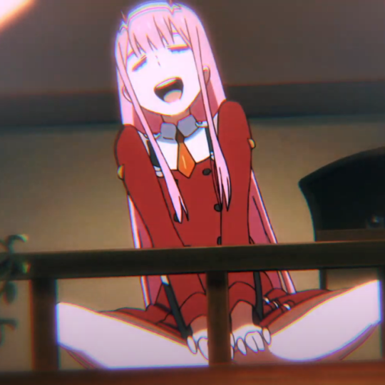 pink hair Zero Two (Darling in the FranXX) Anime Darling in the FranXX Image
