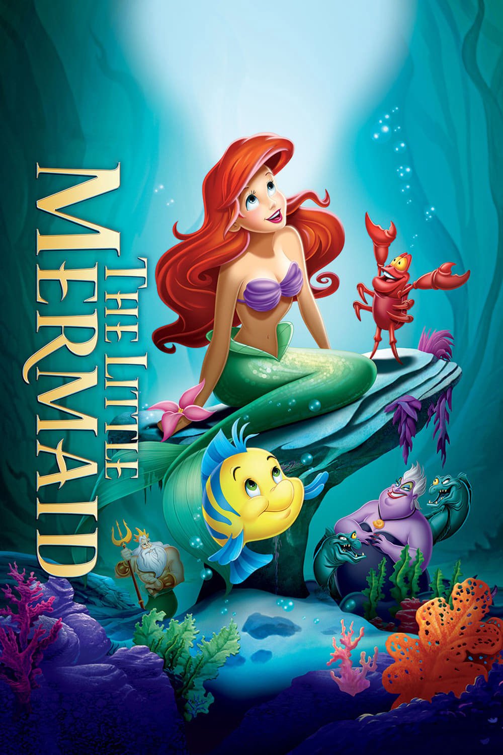 Download Merman Ursula (The Little Mermaid) Sebastian (The Little Mermaid) Flounder (The Little Mermaid) Mermaid Ariel (The Little Mermaid) King Triton Movie The Little Mermaid (1989) Image