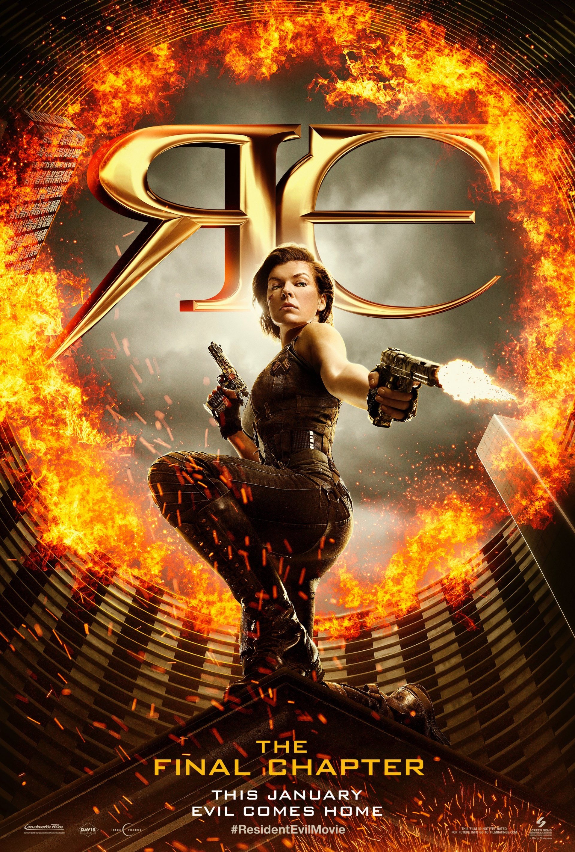 poster Alice (Resident Evil) Milla Jovovich movie Resident Evil: The Final Chapter Image