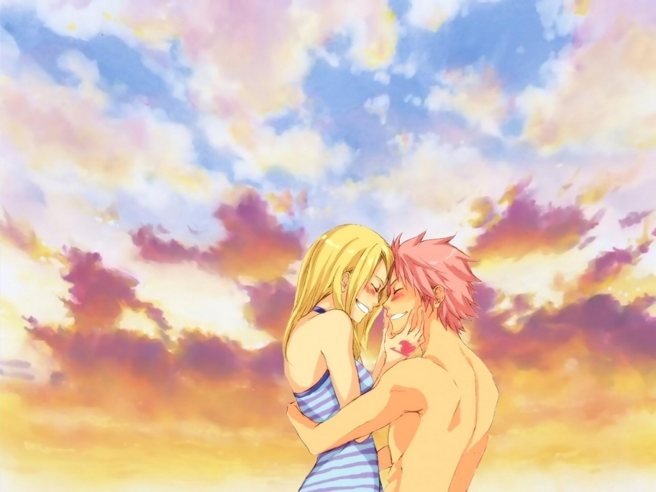 Natsu and Lucy: A NaLu Fairy Tail Moment, image size:1280x960