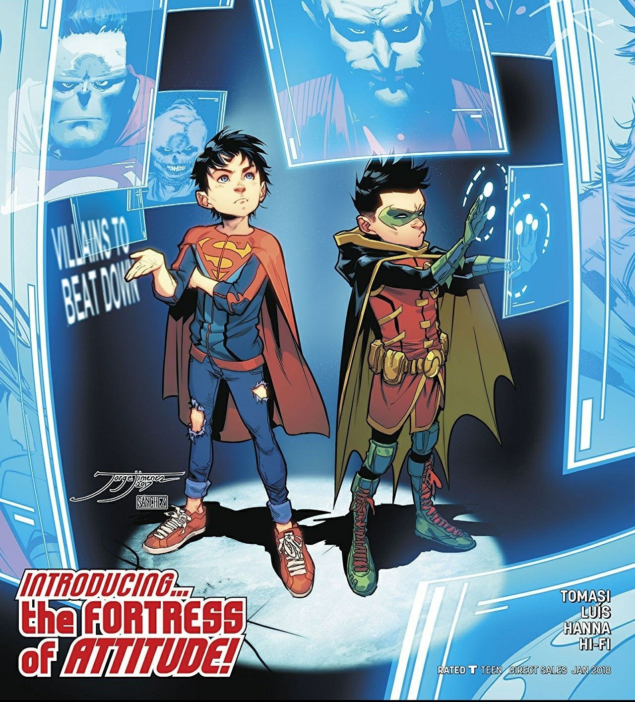 Bizarro DC Comics Robin (DC Comics) Damian Wayne Jon Kent Superboy Comic Super-Sons Image