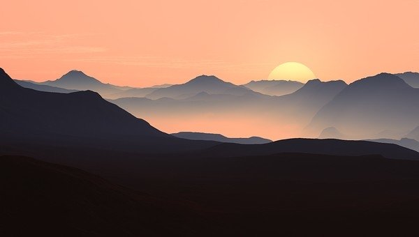 sky desert South Africa evening nature landscape Image