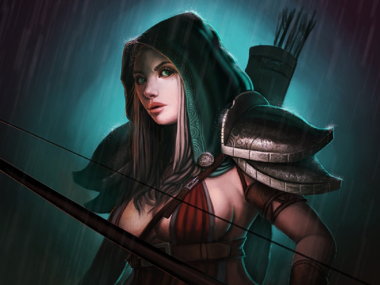 Fantasy Archer Picture by a href="https://alphacoders.com/author/view/...