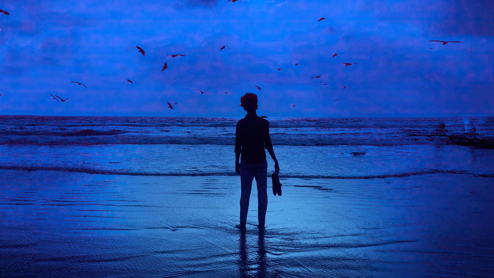 man alone Image