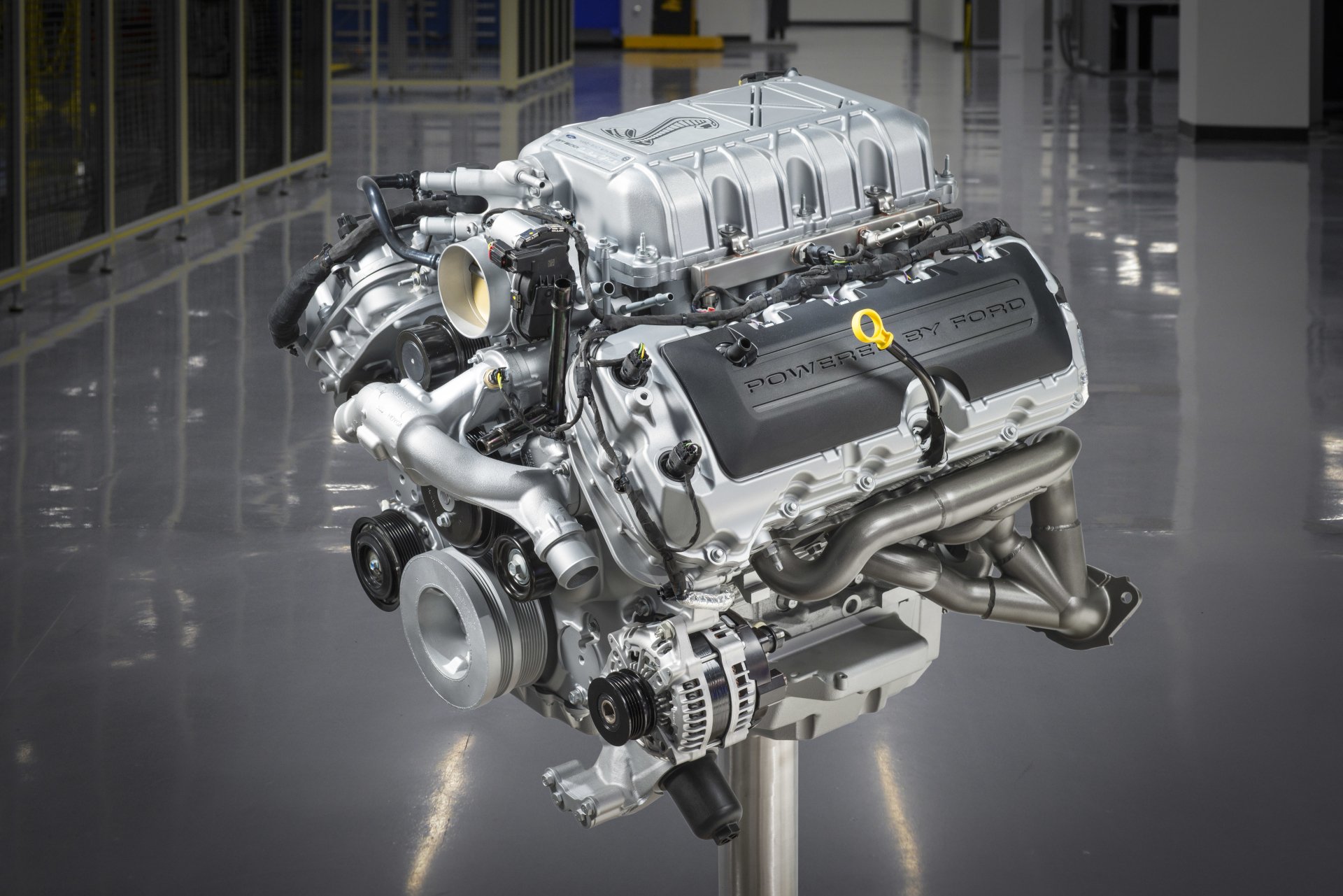  Engine of the 2020 Mustang GT500