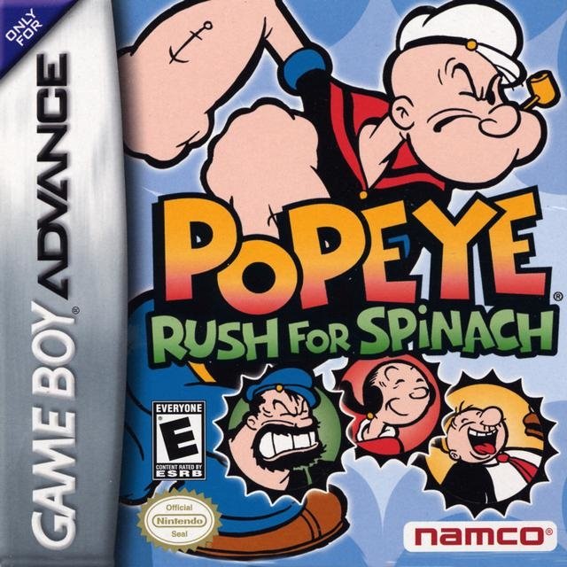 video game Popeye: Rush for Spinach Image