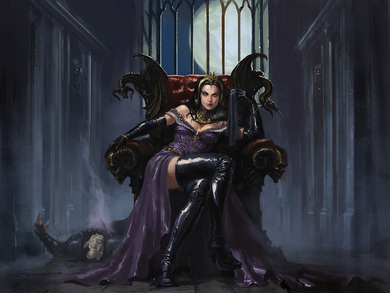 Evil woman queen