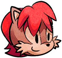 chibi red hair cute smile Elias Acorn Comic Sonic the Hedgehog Image